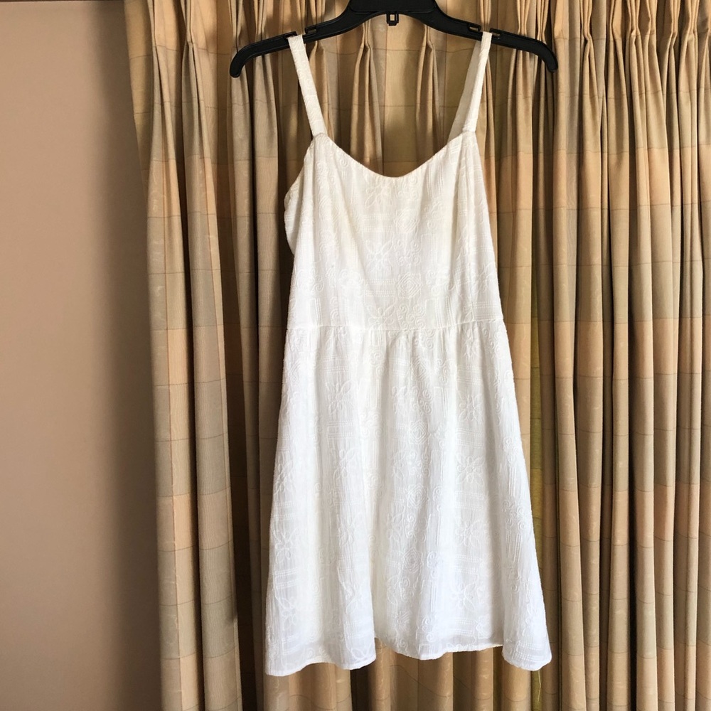 White summer dress from Francesca’s